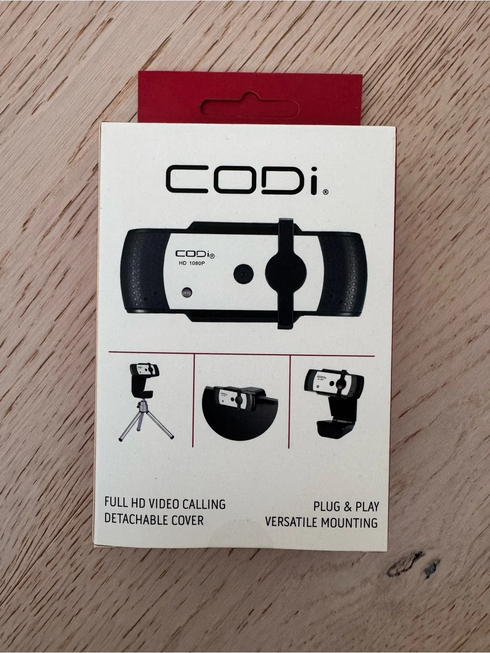 CODi HD 1080p USB Webcam Plug & Play - New in Box
